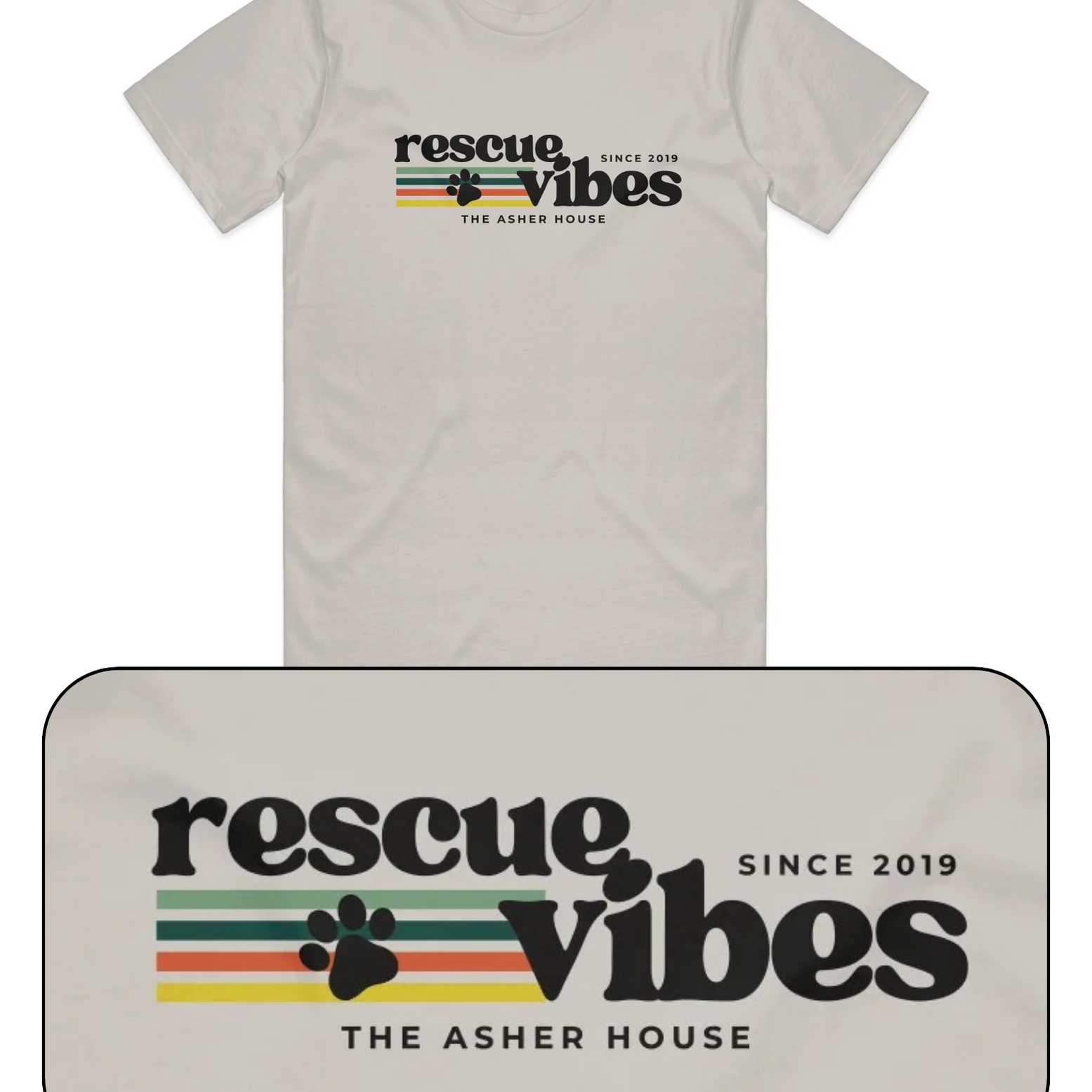 New! 'Rescue Vibes' Graphic T-Shirt