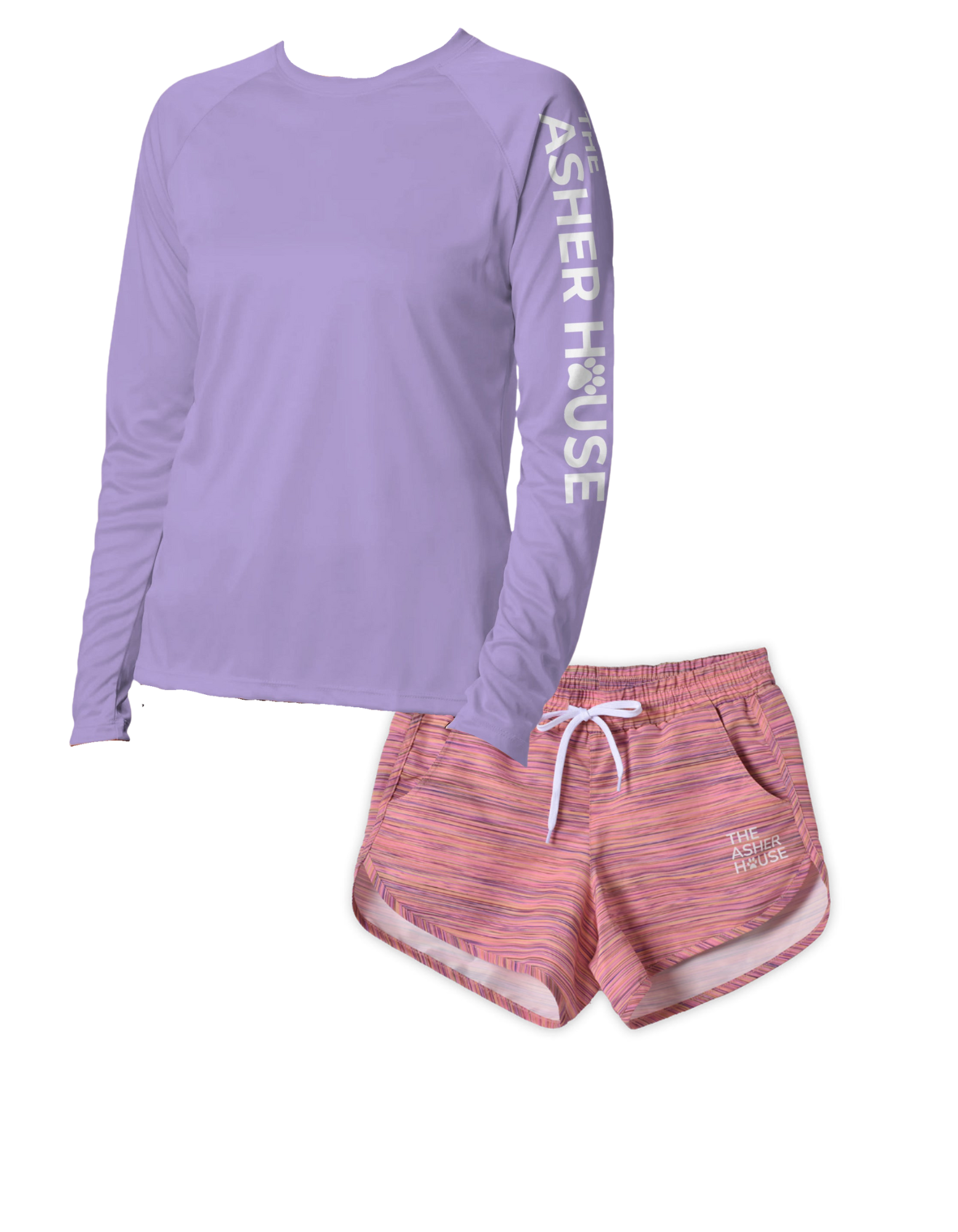 Sun Shirt & Board Shorts- Pink Bundle