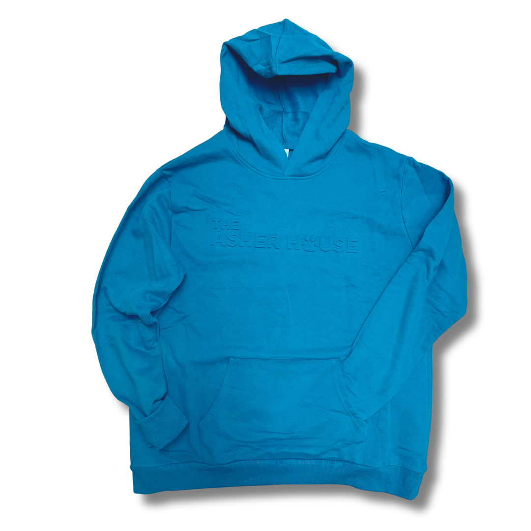 Embossed Fleece Lined Hoodie-up to 3XL