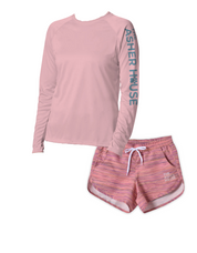 Sun Shirt & Board Shorts- Pink Bundle