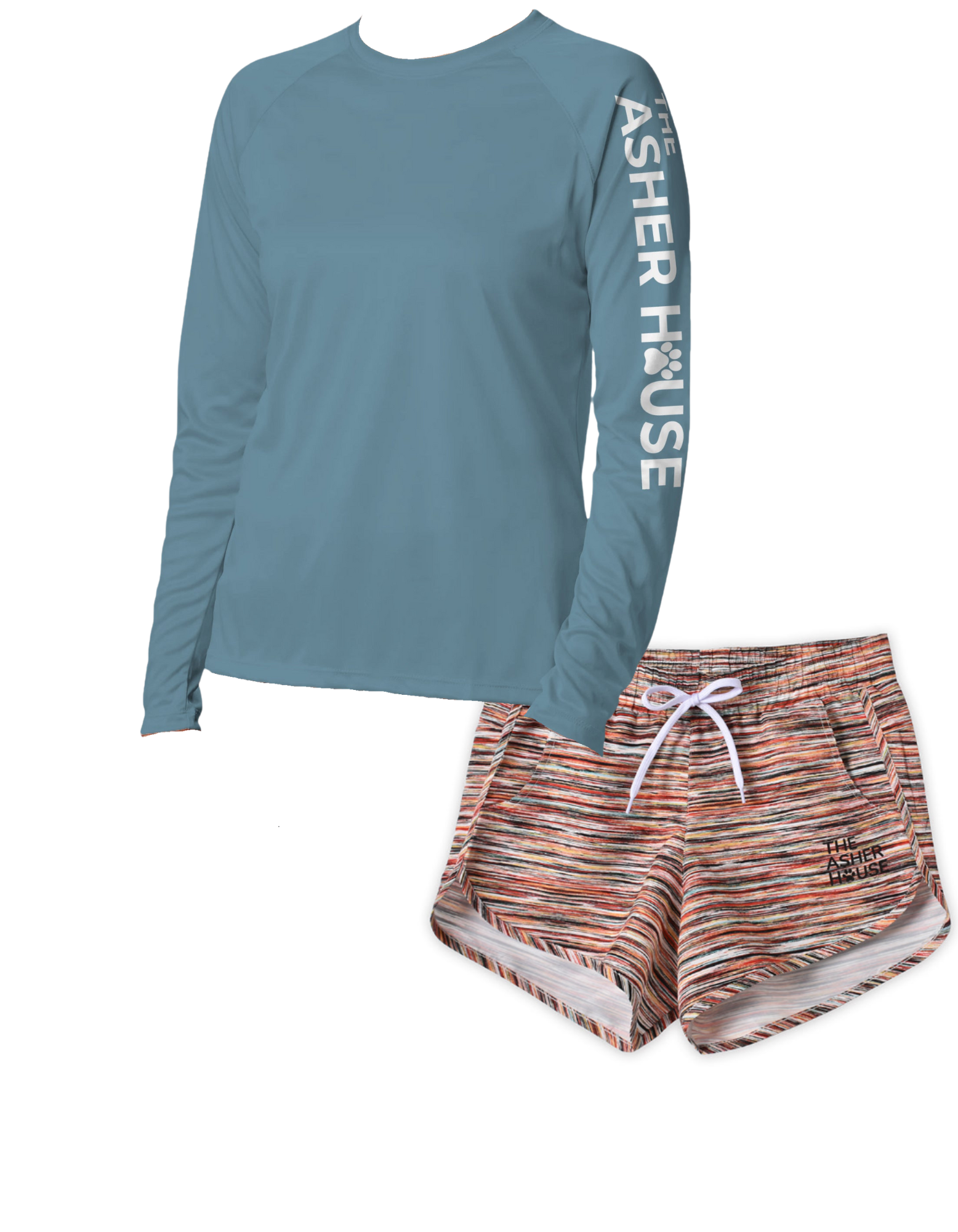 Sun Shirt & Board Shorts- Multicolor Bundle