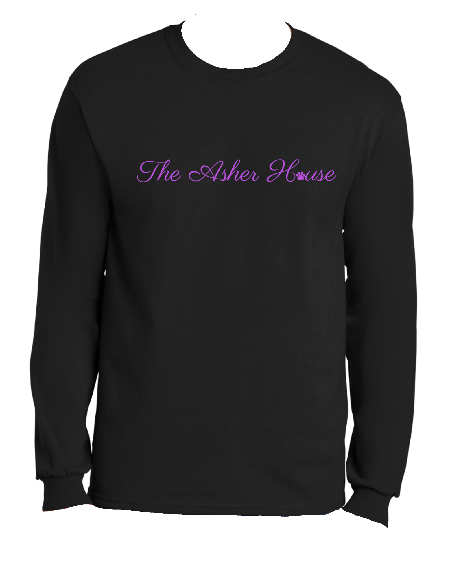 NEW! Cursive Logo Long Sleeve T-Shirt