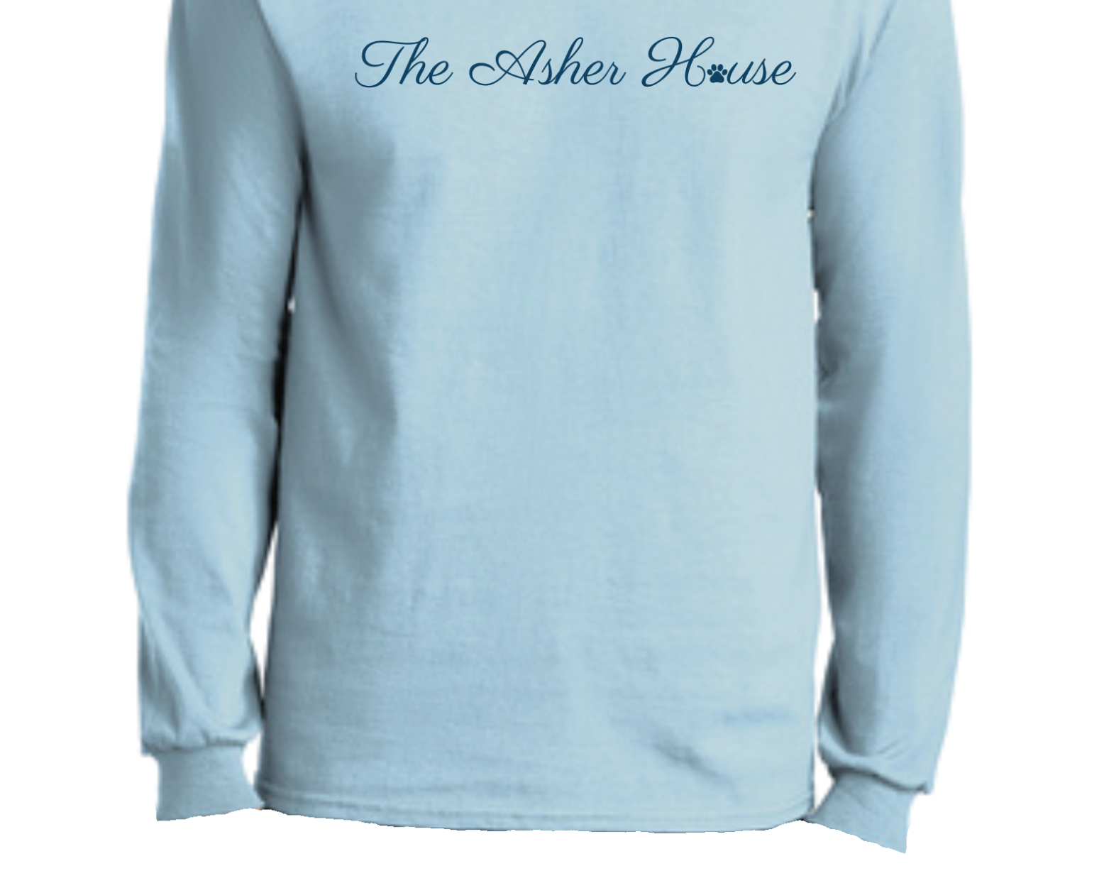 NEW! Cursive Logo Long Sleeve T-Shirt