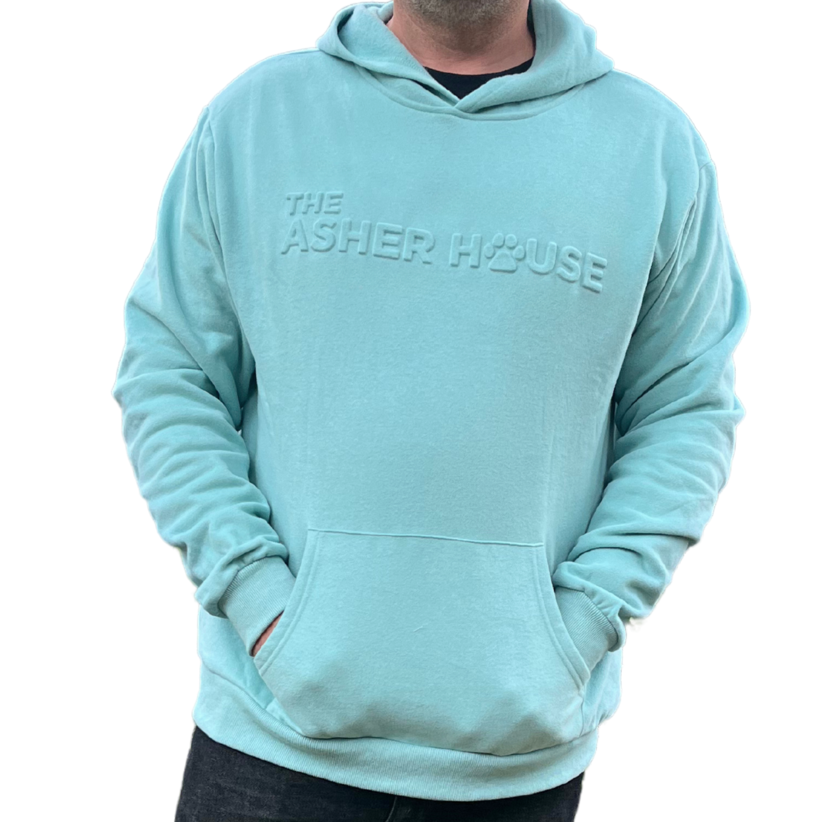 NEW! Embossed Fleece Lined Hoodie