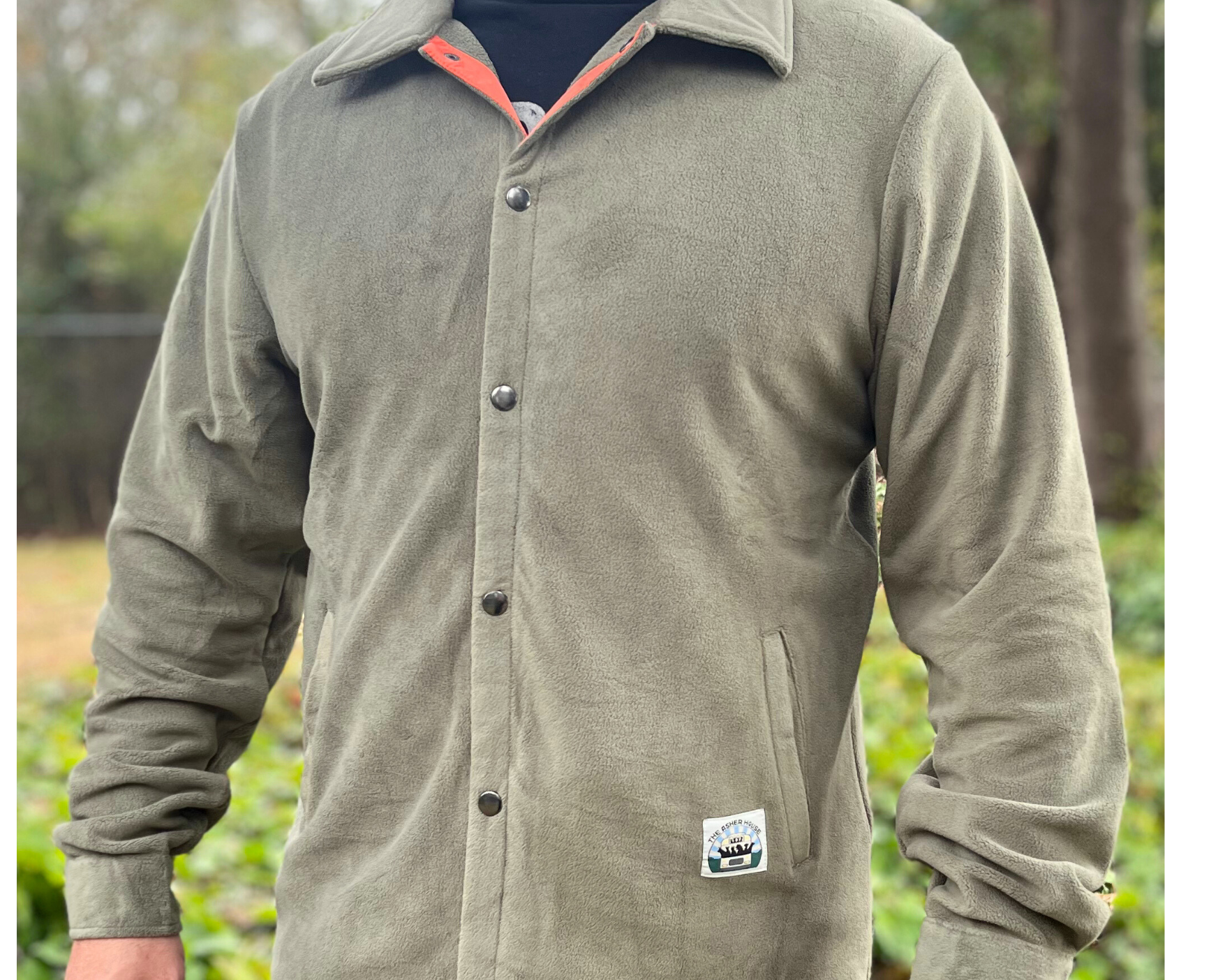 NEW! Unisex Polar Fleece Snap Shirt