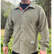 NEW! Unisex Polar Fleece Snap Shirt