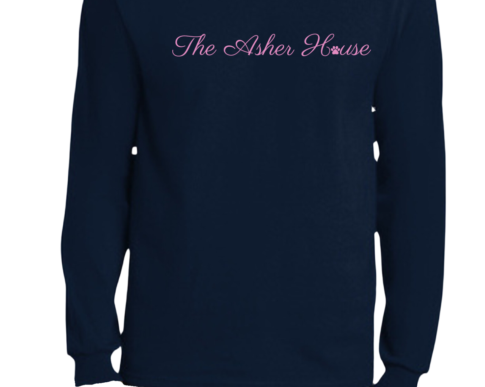 NEW! Cursive Logo Long Sleeve T-Shirt