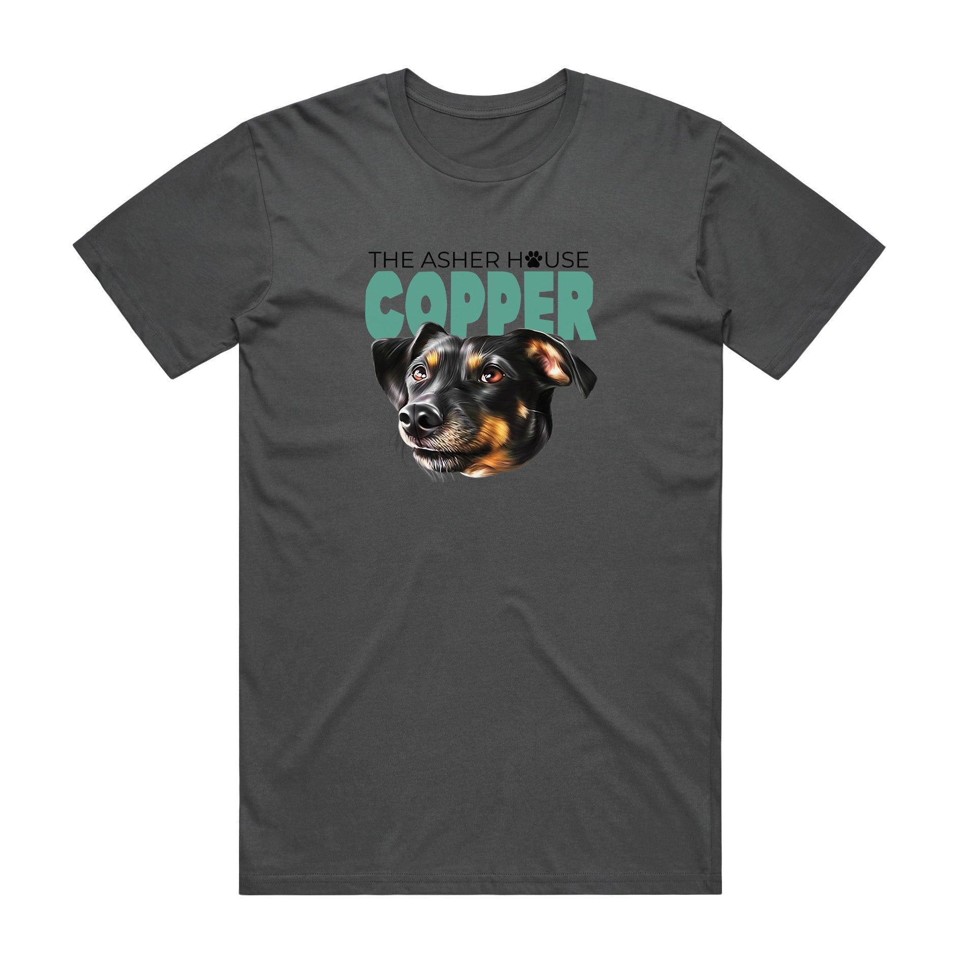 Portrait T-Shirt- Poster Print: Tommy, Moo, or Copper