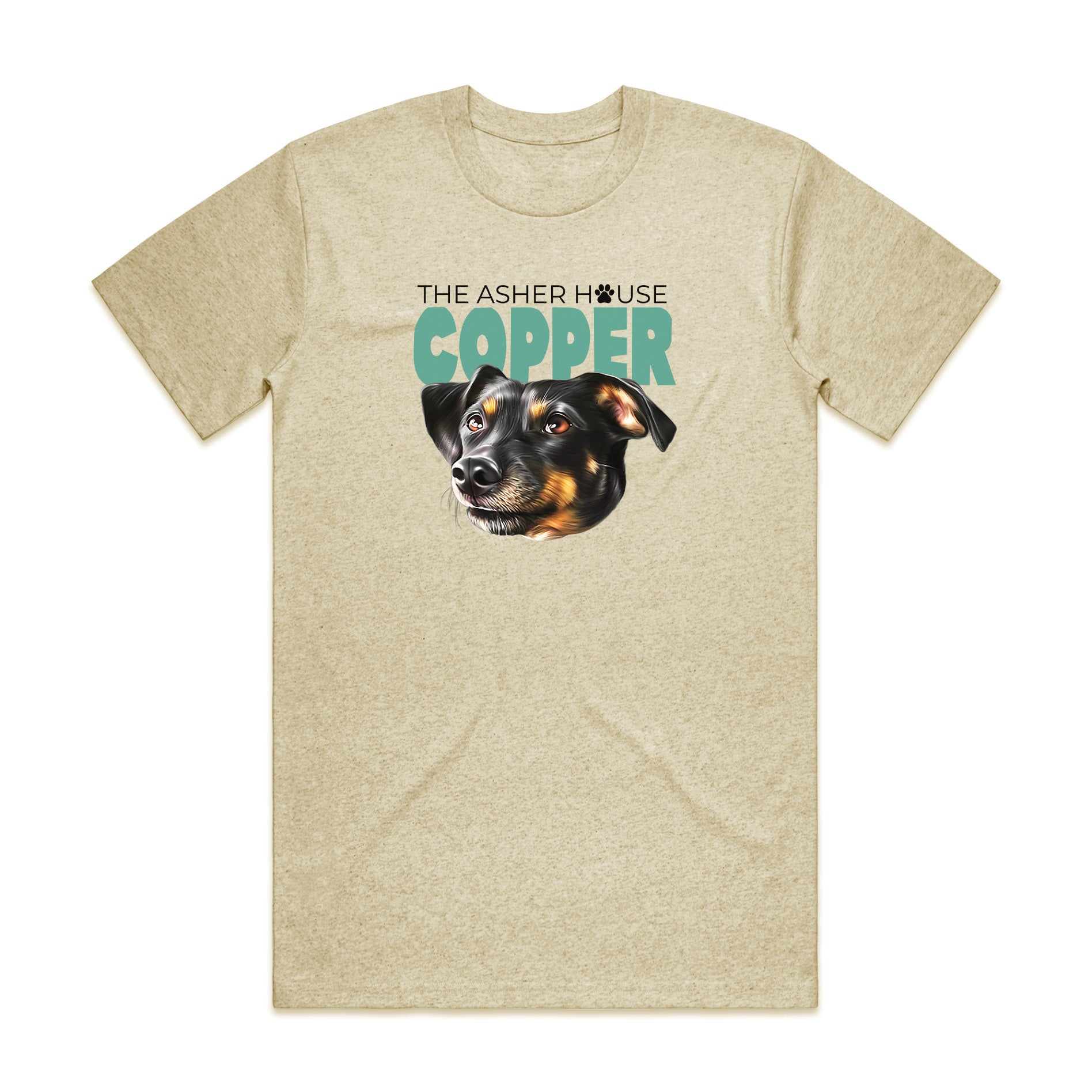 Portrait T-Shirt- Poster Print: Tommy, Moo, or Copper