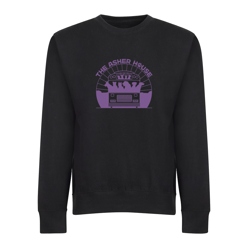 Bus Logo Vintage Print Crewneck