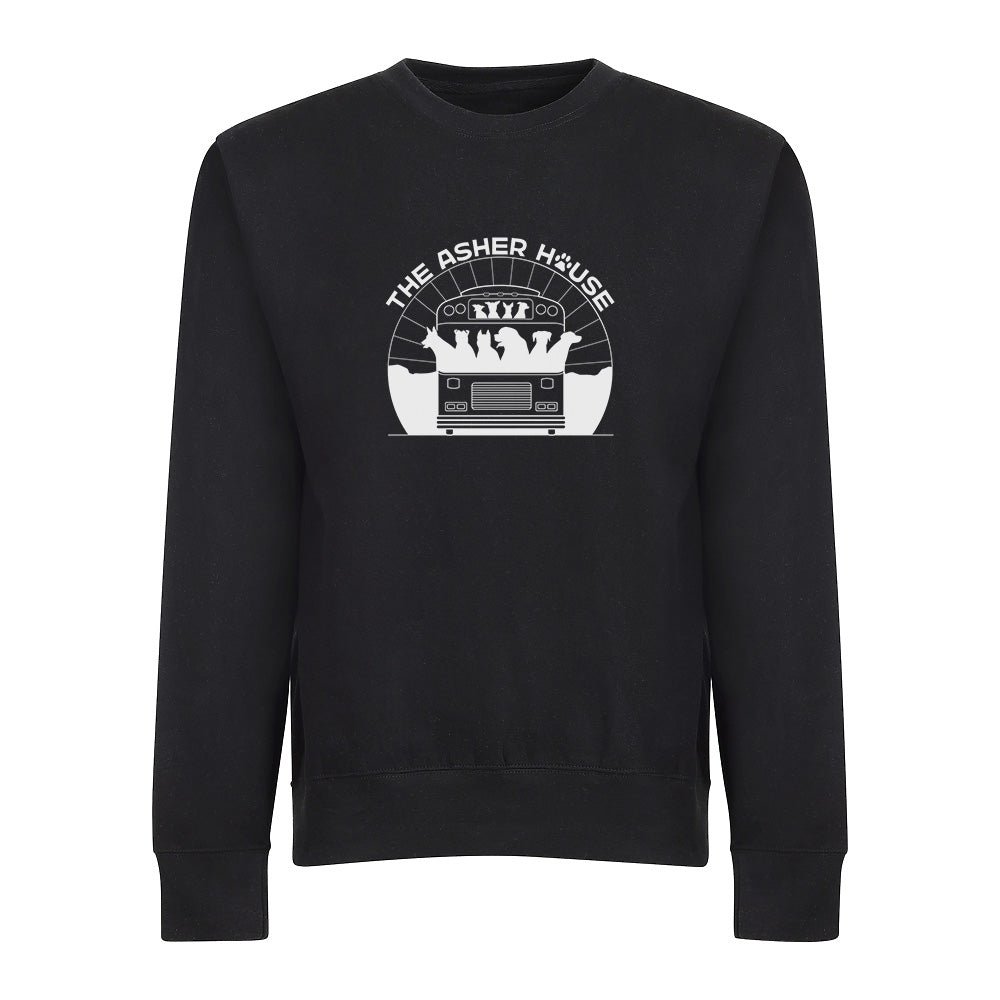 Bus Logo Vintage Print Crewneck