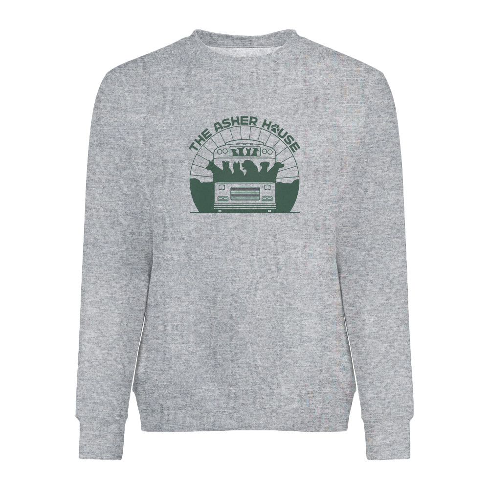 Bus Logo Vintage Print Crewneck