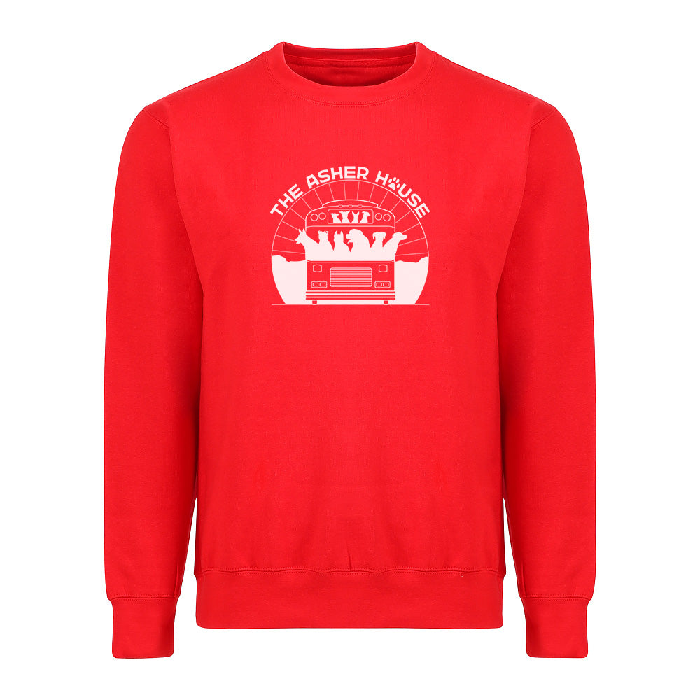 Bus Logo Vintage Print Crewneck