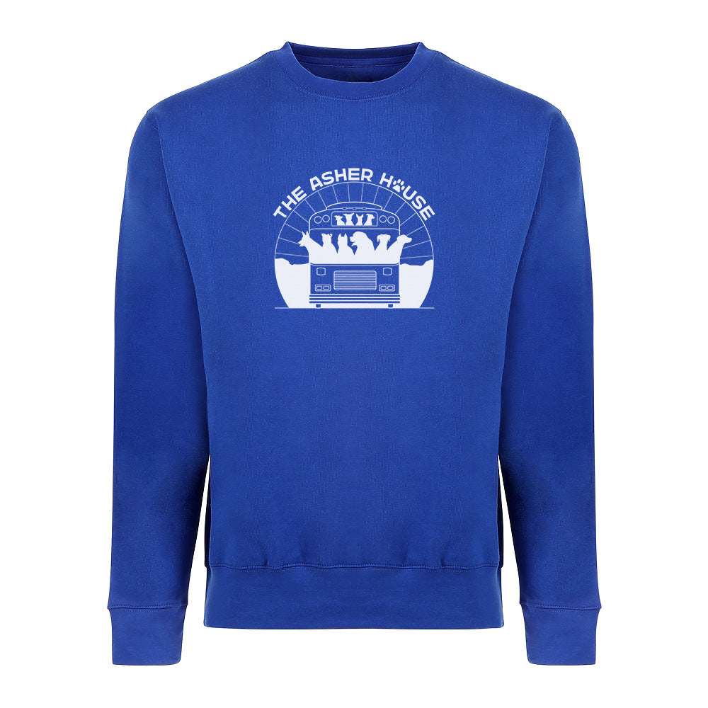 Bus Logo Vintage Print Crewneck