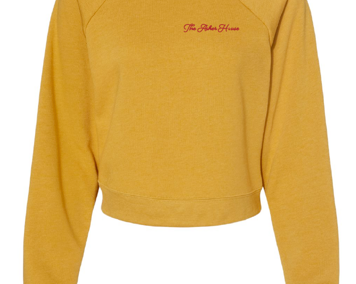 Cursive Logo Crop Sweatshirt