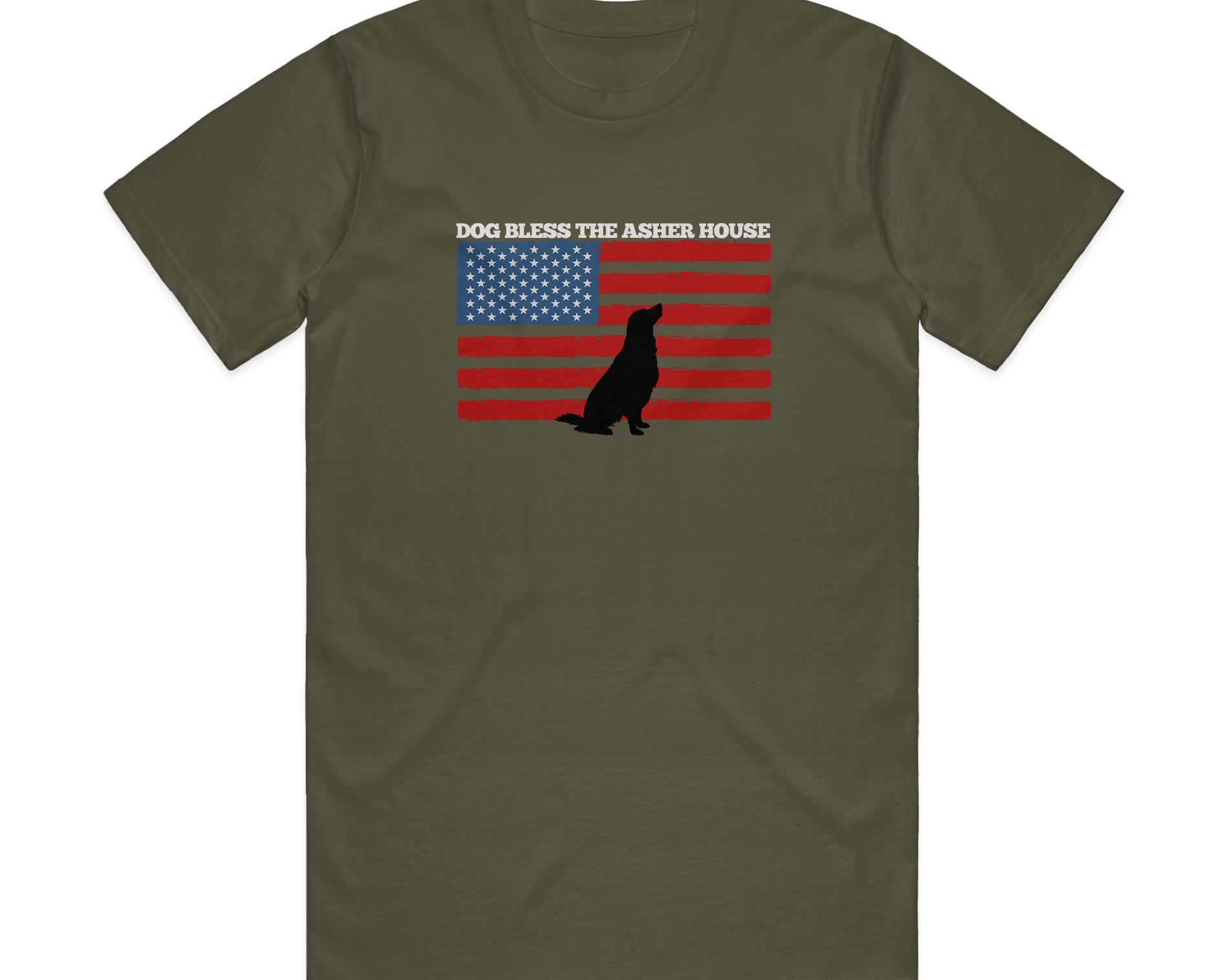 NEW! Dog Bless The Asher House T-Shirt