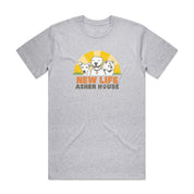 New Life Asher House Vintage Color Logo Tee