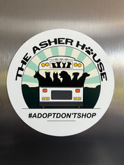 Indoor/Outdoor Bus Logo Magnet