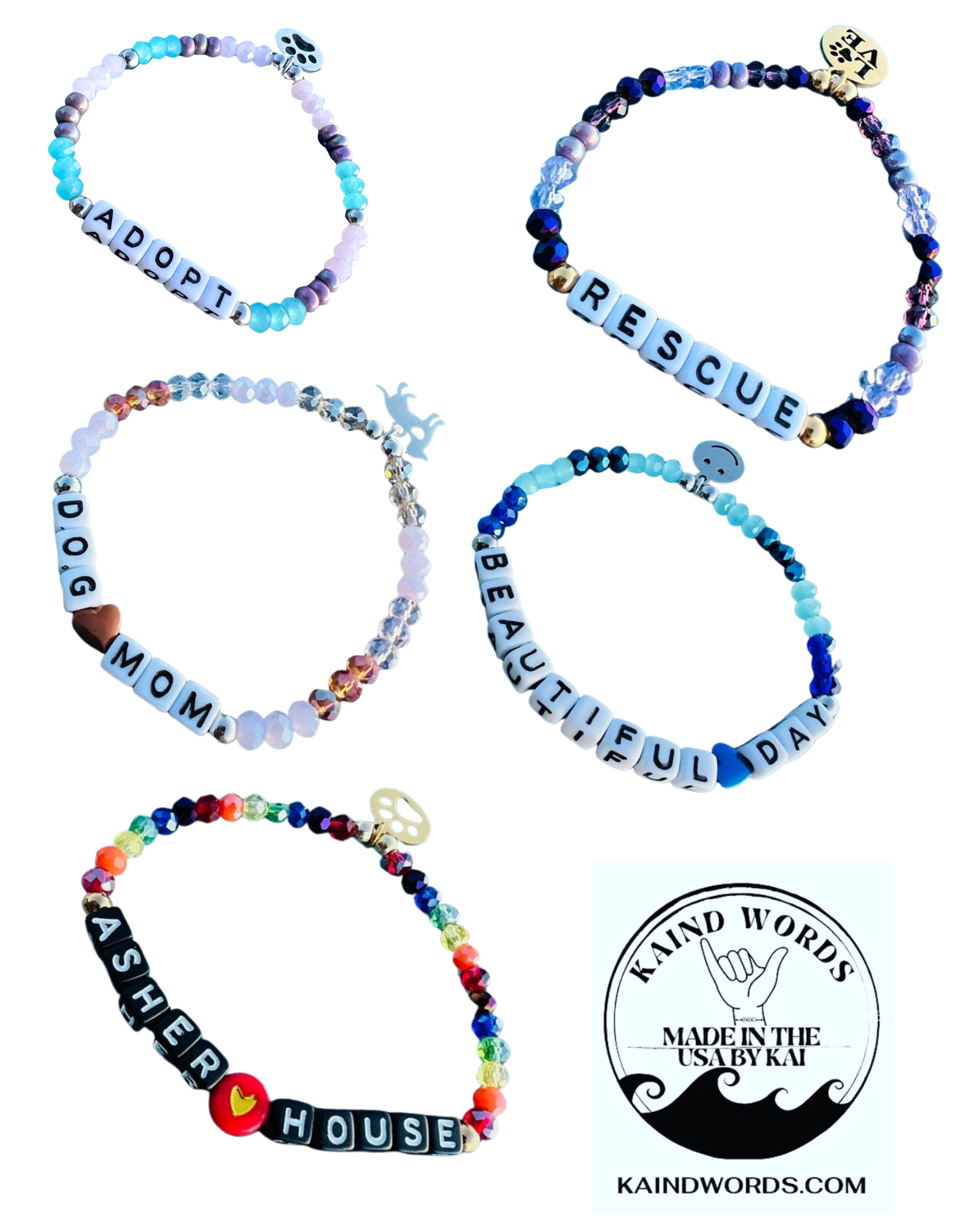 NEW! Friendship Bracelets by KAIND WORDS