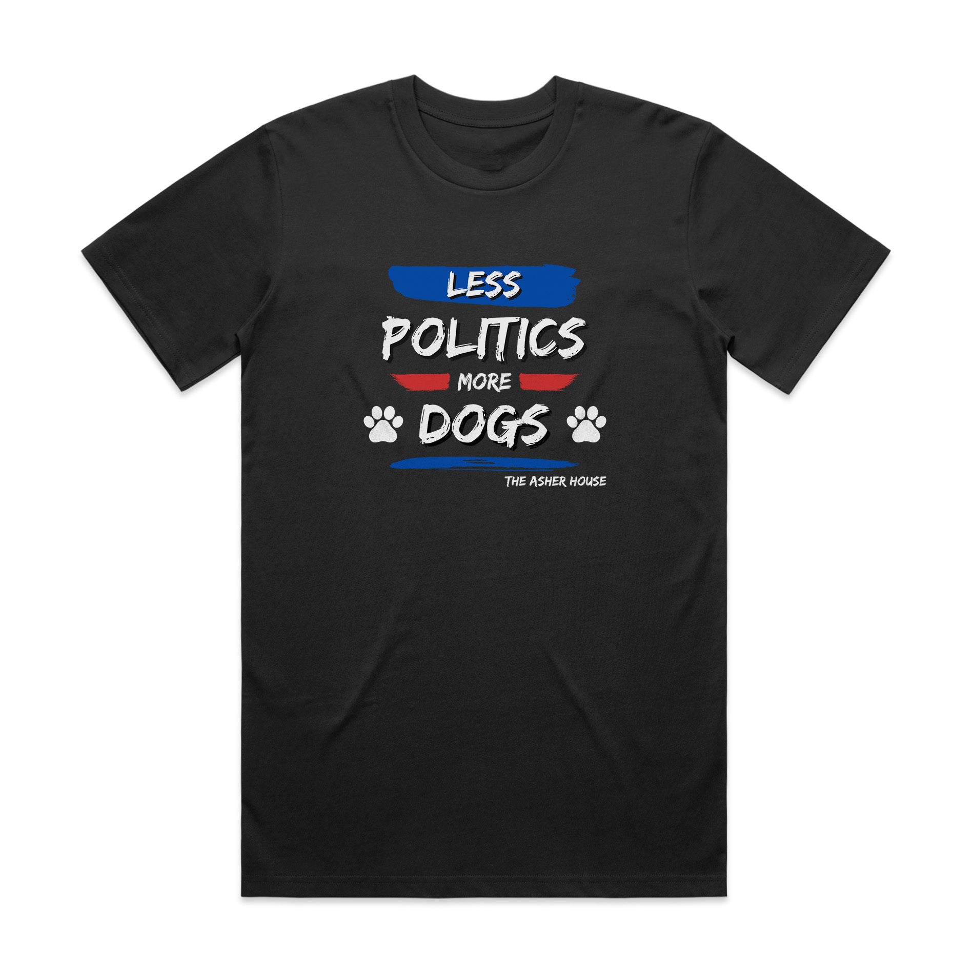 NEW! Less Politics, More Dogs T-Shirt