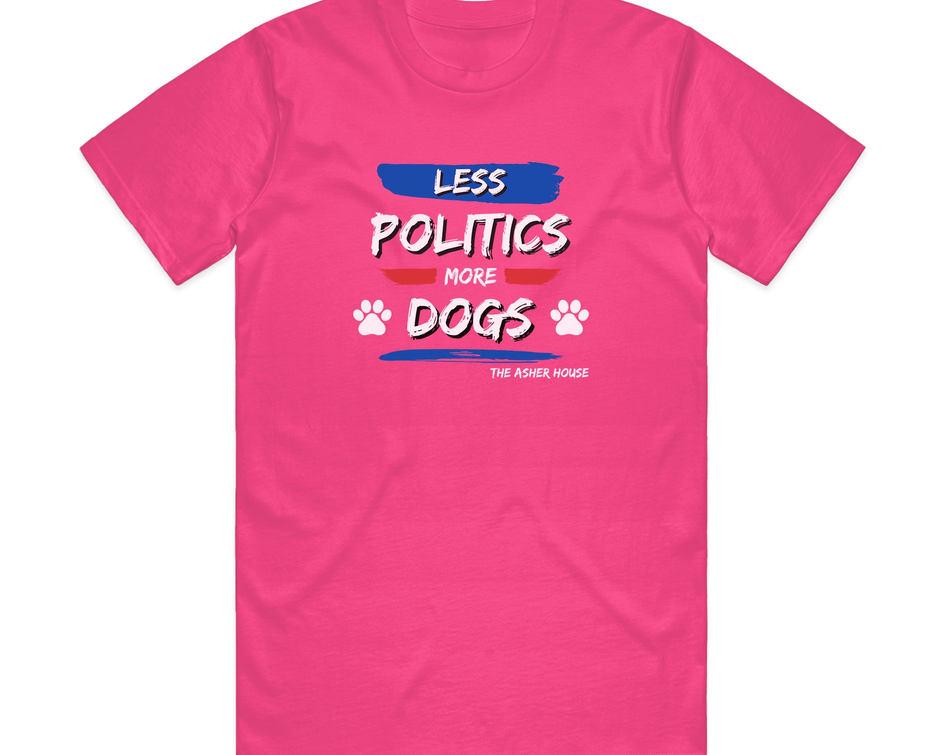 NEW! Less Politics, More Dogs T-Shirt