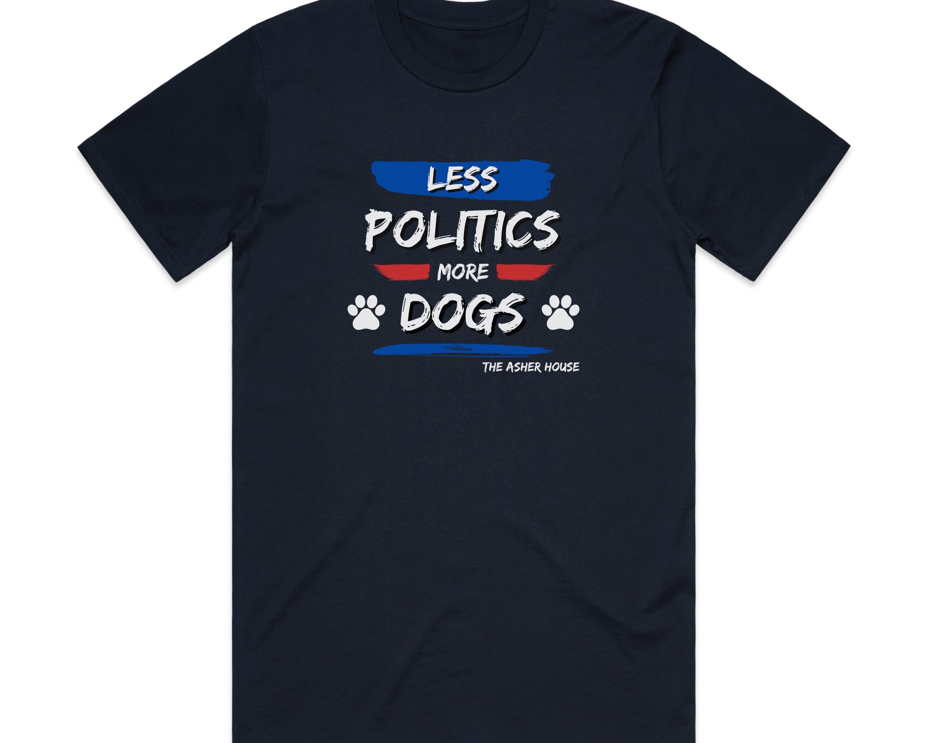 NEW! Less Politics, More Dogs T-Shirt