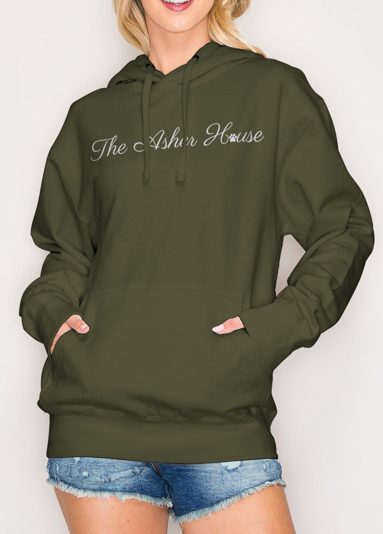 NEW! Cursive Logo Hoodie- Up to 5X