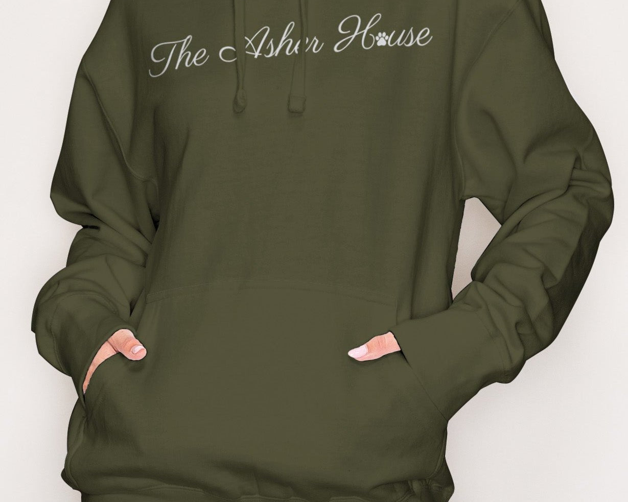 NEW! Cursive Logo Hoodie- Up to 5X