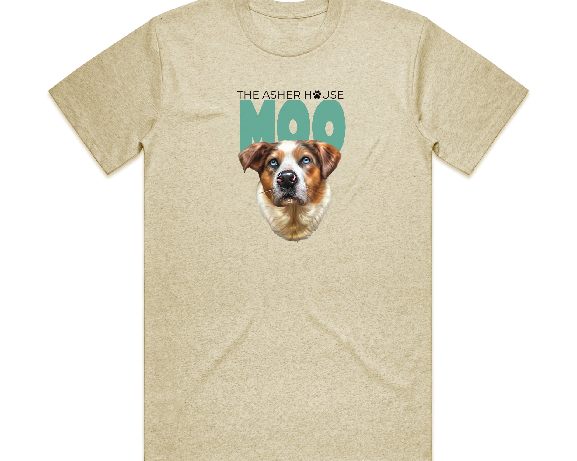 New! Portrait T-Shirt- Poster Print: Tommy, Moo, or Copper