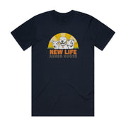 New Life Asher House Vintage Color Logo Tee