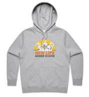 NEW! New Life Asher House Full Color Logo Hoodie- to 5XL