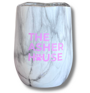 NEW! Marbled Stemless Wine Tumbler