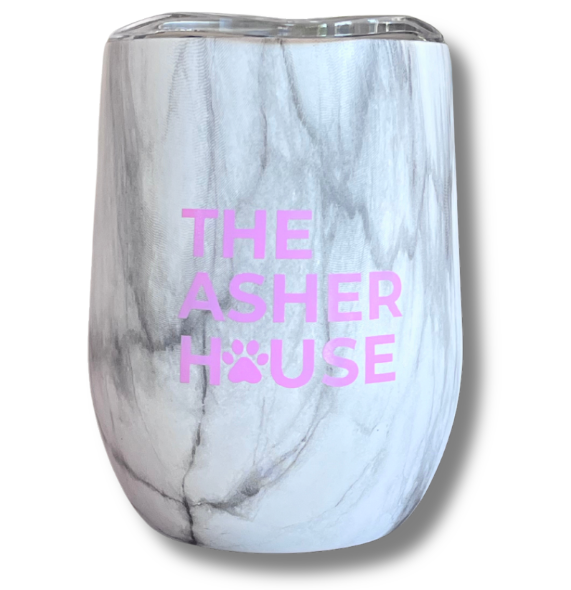 NEW! Marbled Stemless Wine Tumbler