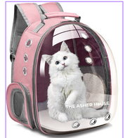 Backpack Pet Carrier and Leash Bundle