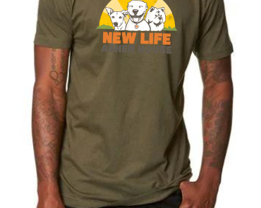 New Life Asher House Vintage Color Logo Tee