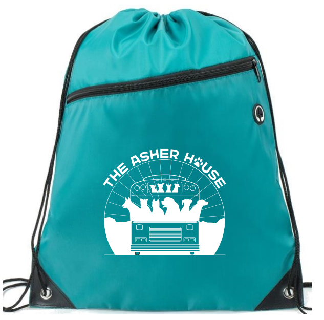 Bus Logo Drawstring Backpack