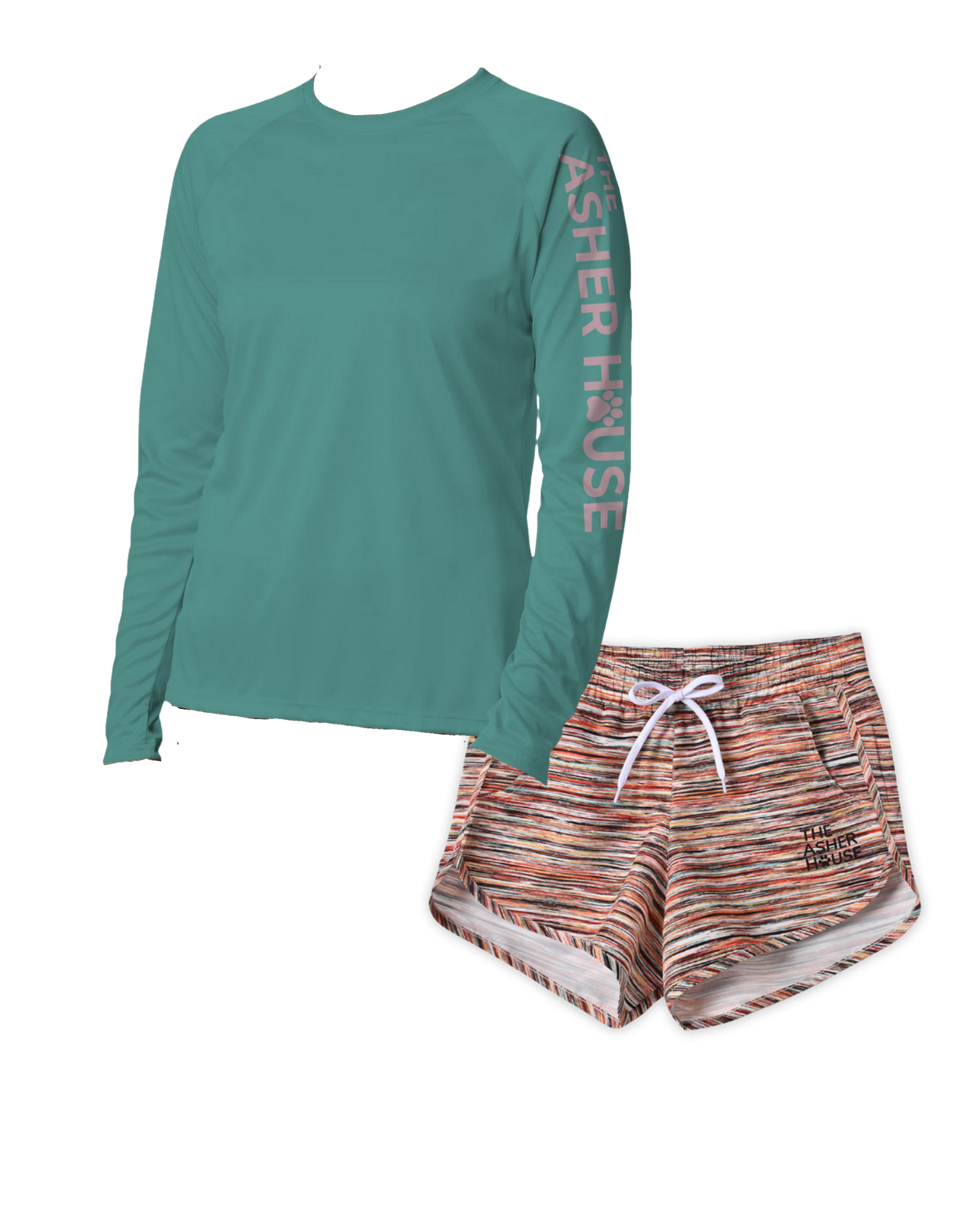 Sun Shirt & Board Shorts- Multicolor Bundle