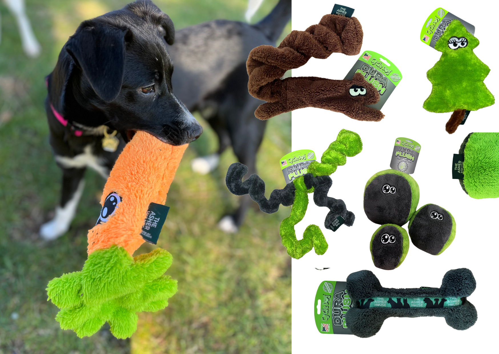 NEW! Duraplush Toys by Cycle Dog