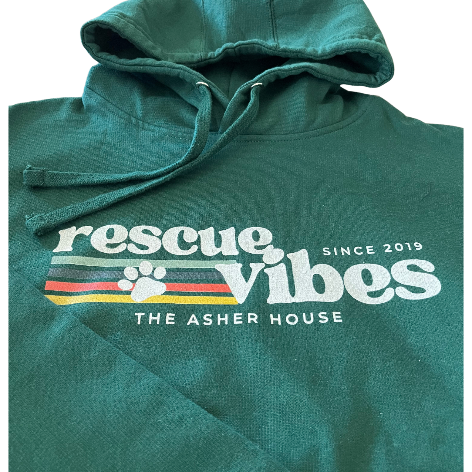 New! 'Rescue Vibes' Graphic Hoodie- Up to 5XL